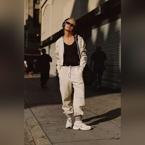 FP Movement " For The Win " Joggers In Oatmeal Heather